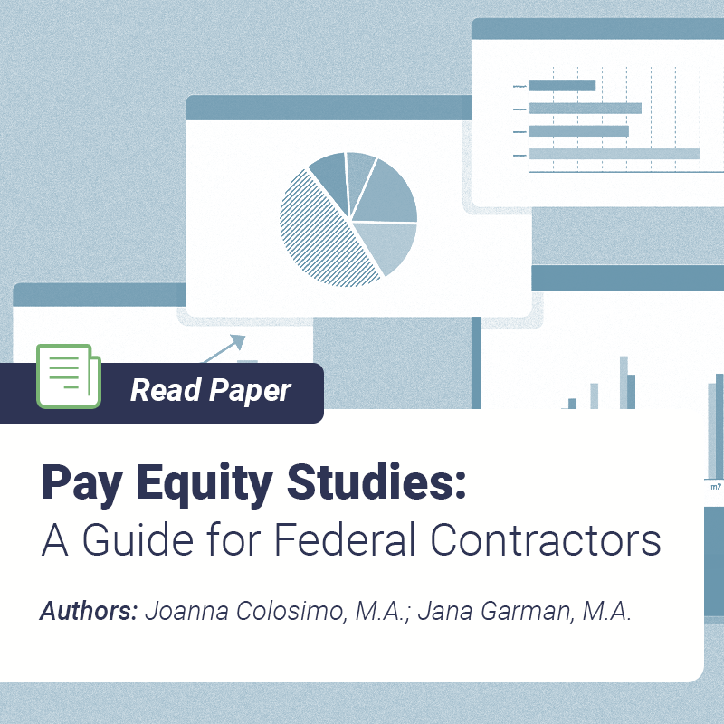 Pay Equity Studies A Guide for Federal Contractors